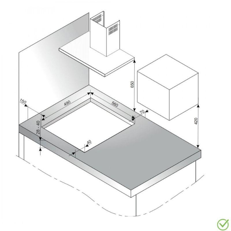Amica ugradna ploča PGCA6101APFTB