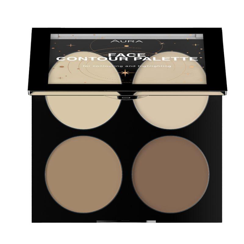 Aura Paleta za Konturisanje Lica - Dark