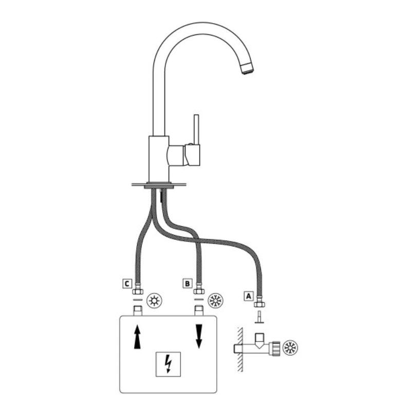 Deante Slavina niskog pritiska BEZ 062H