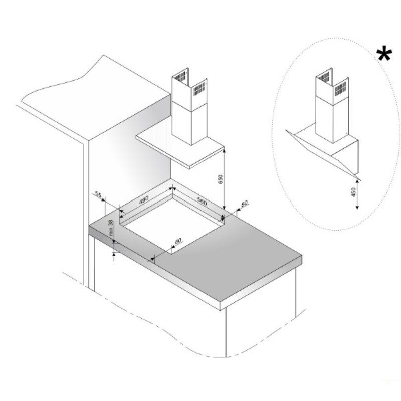 Amica Ugradna ploča PI65004P