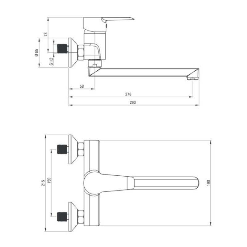 Deante slavina Corio IX/W