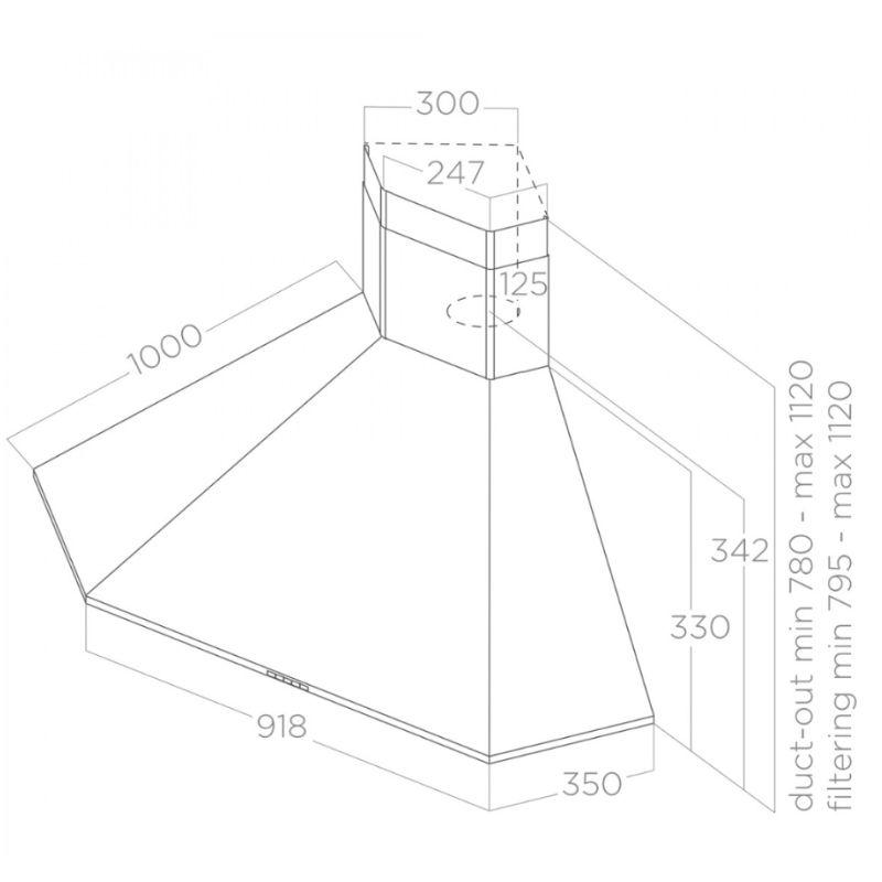 Aspirator ACUTA BL/F/100