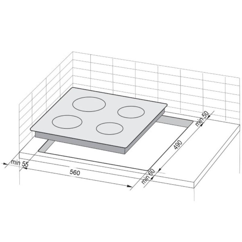 Amica Ugradna ploča VH6040