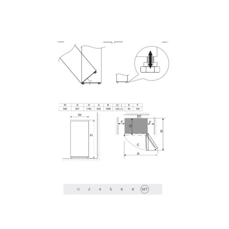 Amica FK3495.3FWAA 186cm bela – kombinovani frižider sa NoFrost sistemom