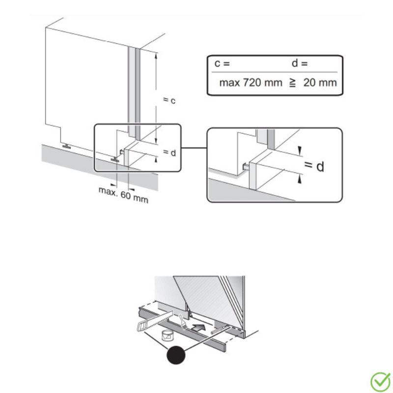 Amica MI647AD ugradna sudomašina 60 cm 14 kompleta sa SteamPower tehnologijom i automatskim otvaranjem vrata