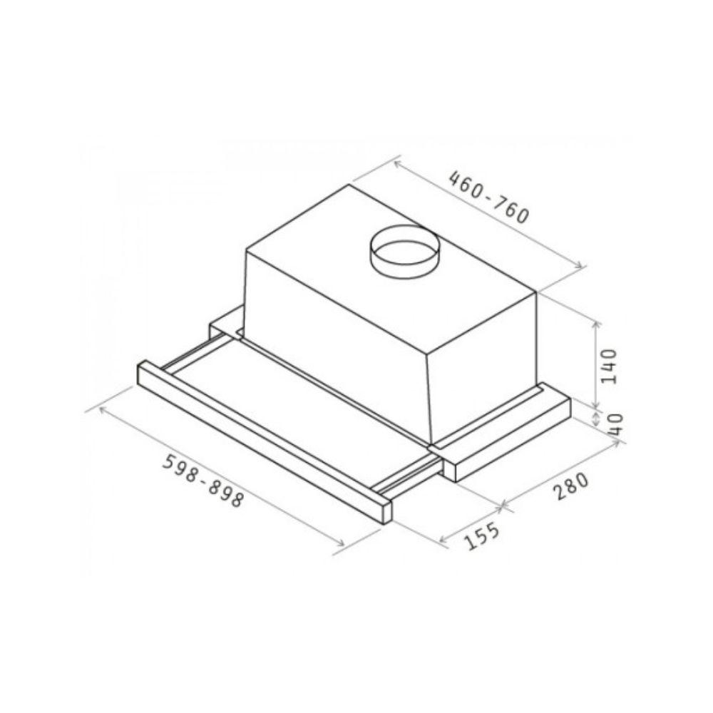 Aspirator SLIMMY STD GRIX/A/60
