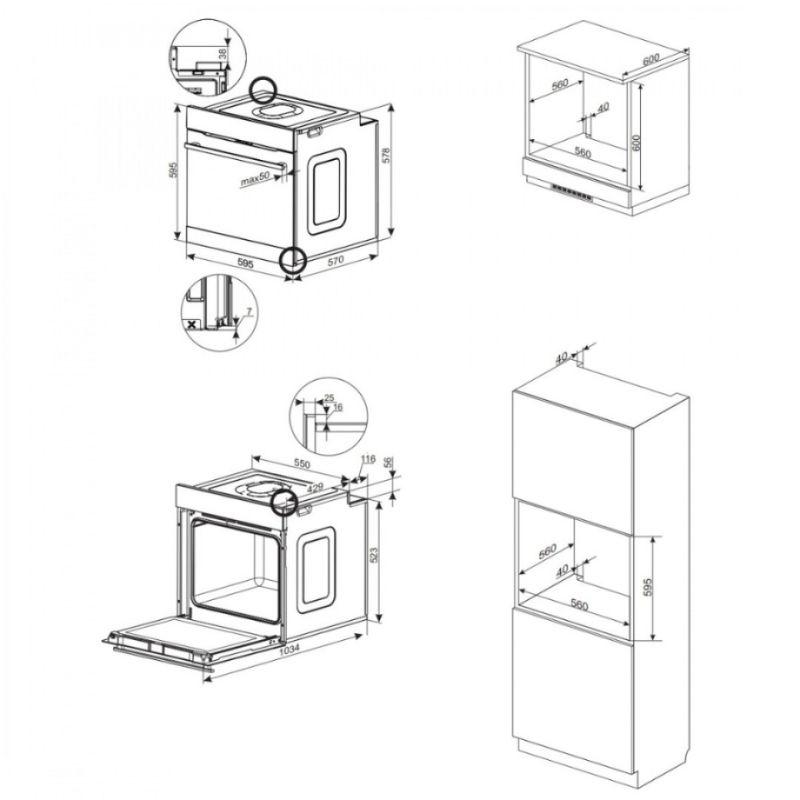 Amica ugradna rerna ED97632XA+X-TYPE