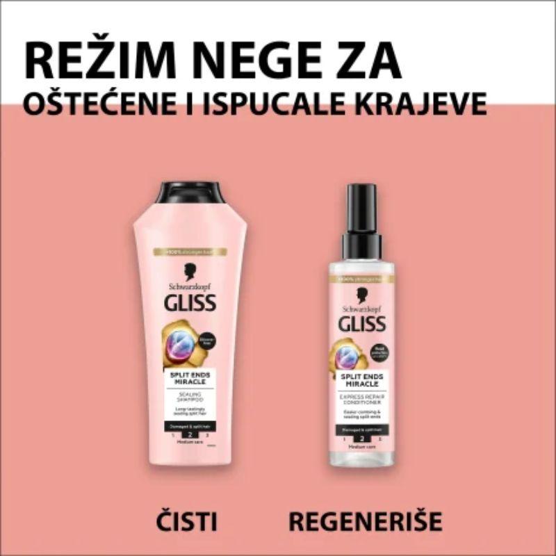 Gliss sprej regenerator za kosu - Split Ends Miracle - 200ml