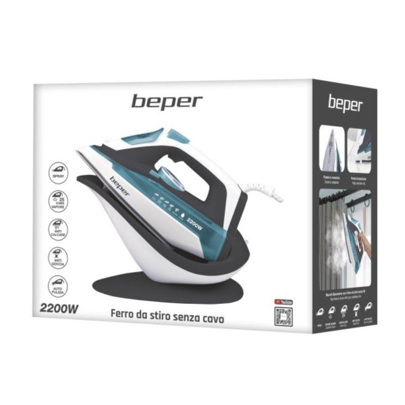 Bežična pegla 50.161 sa keramičkom pločom i funkcijom peglanja sa i bez kabla