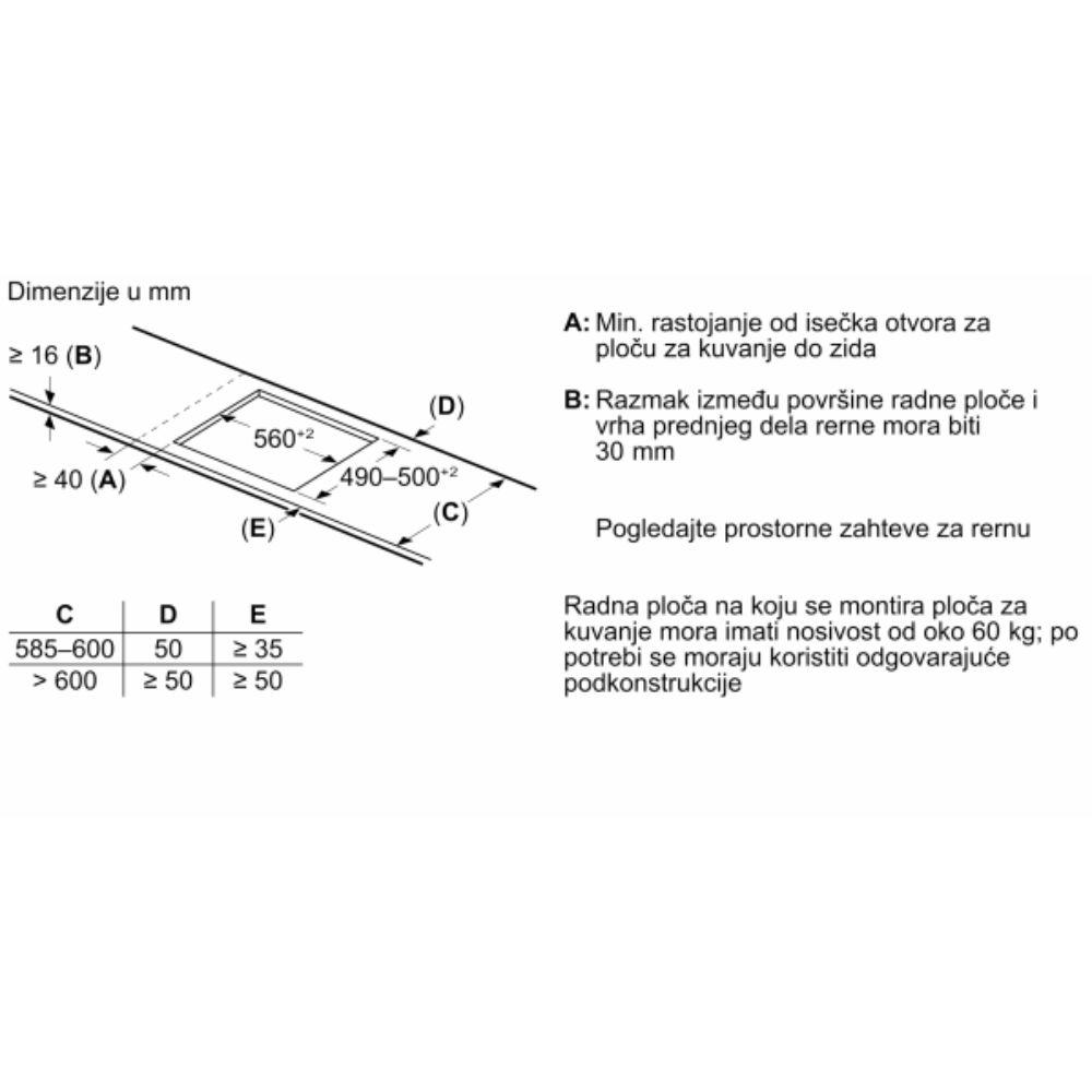 bosch pvs631hb1e indukciona ploča