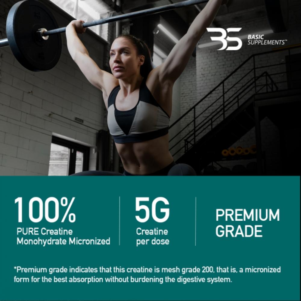Crea PRO kreatin monohidrat mikronizovani 300 g Basic Supplements