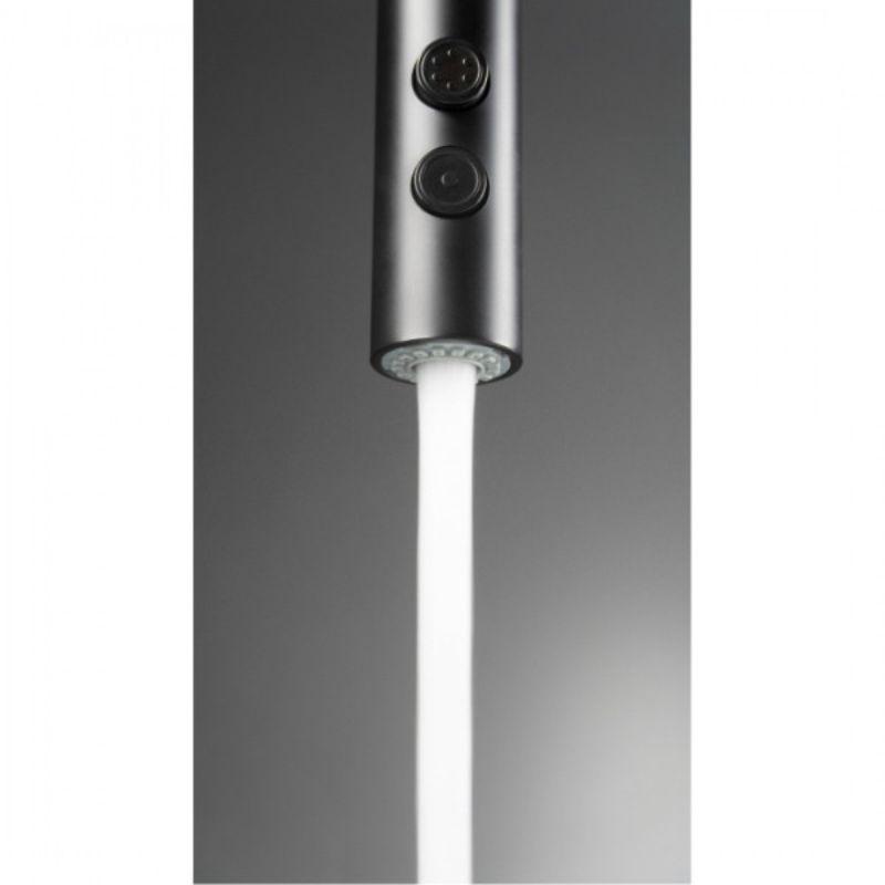 Deante Olfato BQO N72M mat crna slavina sa tuš glavom na izvlačenje