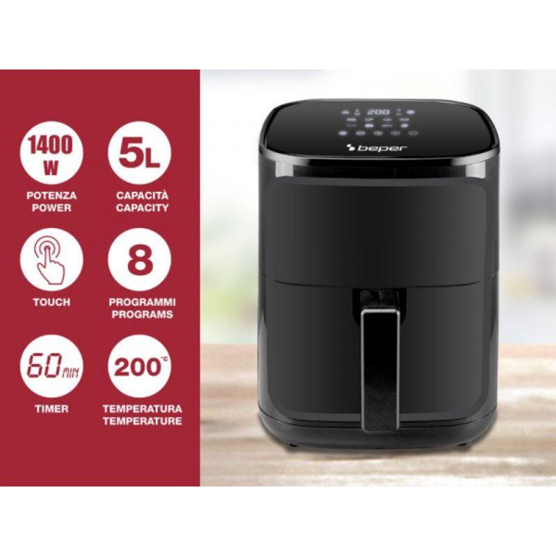 Digitalna friteza P101FRI051 sa 5 litara zapremine i 8 automatskih programa za zdravije prženje bez ulja