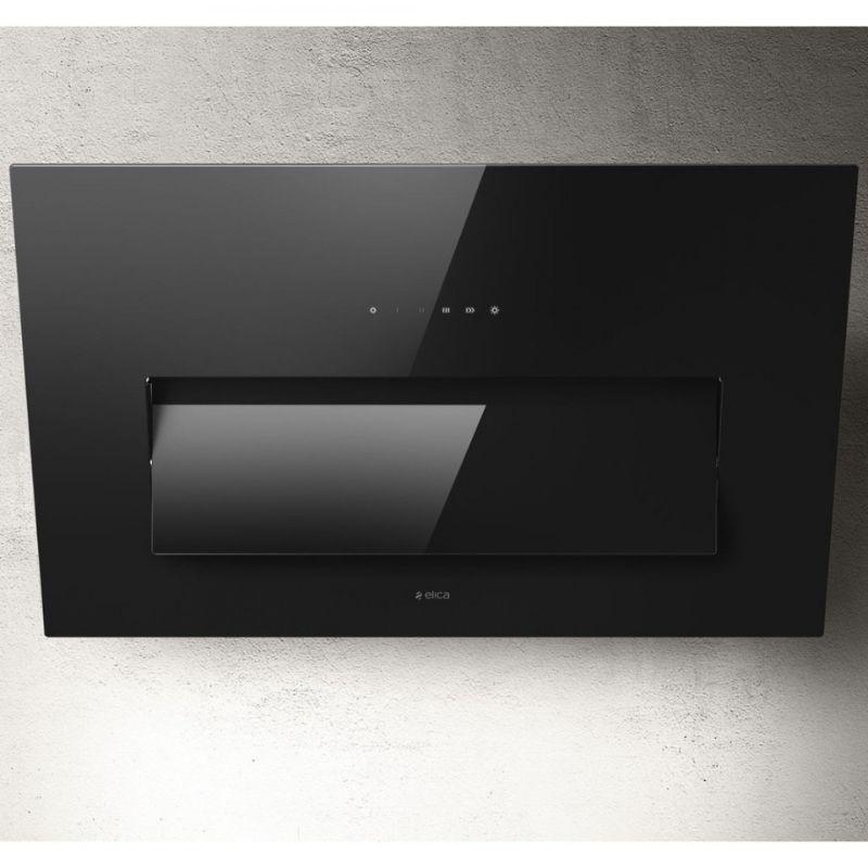 Elica aspirator BLOOM BL/A/85 – crni zidni aspirator sa dodirnim komandama i LED osvetljenjem