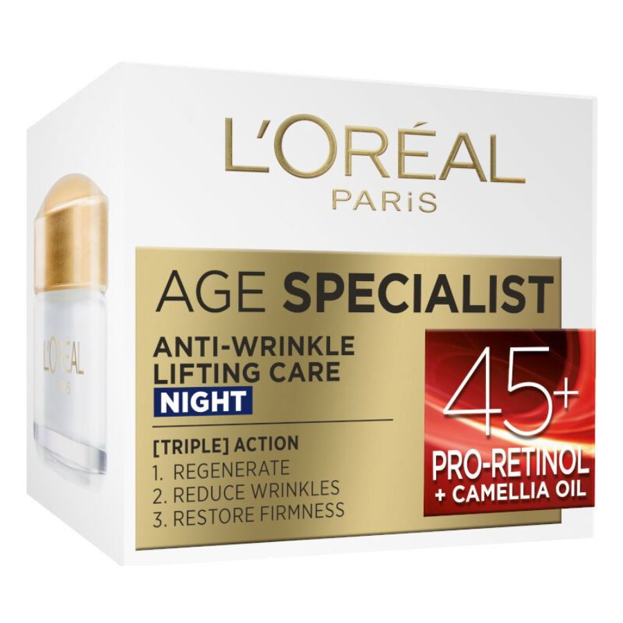 Noćna krema Age Specialist 45+ 50ml L Oreal Paris