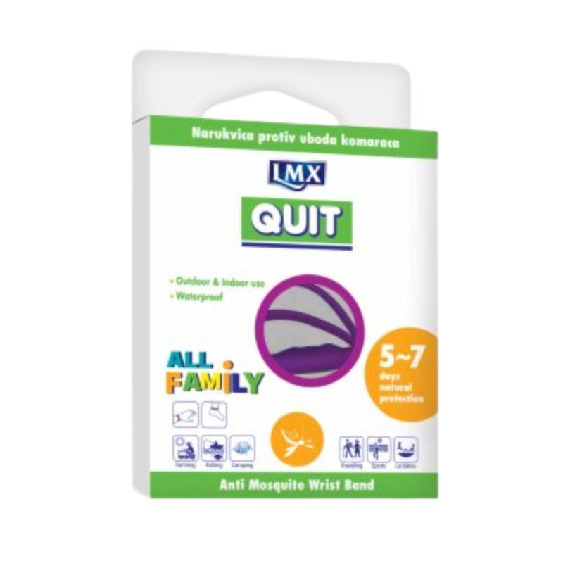 LMX narukvica protiv uboda komaraca – ljubičasta (zaštita 5–7 dana)