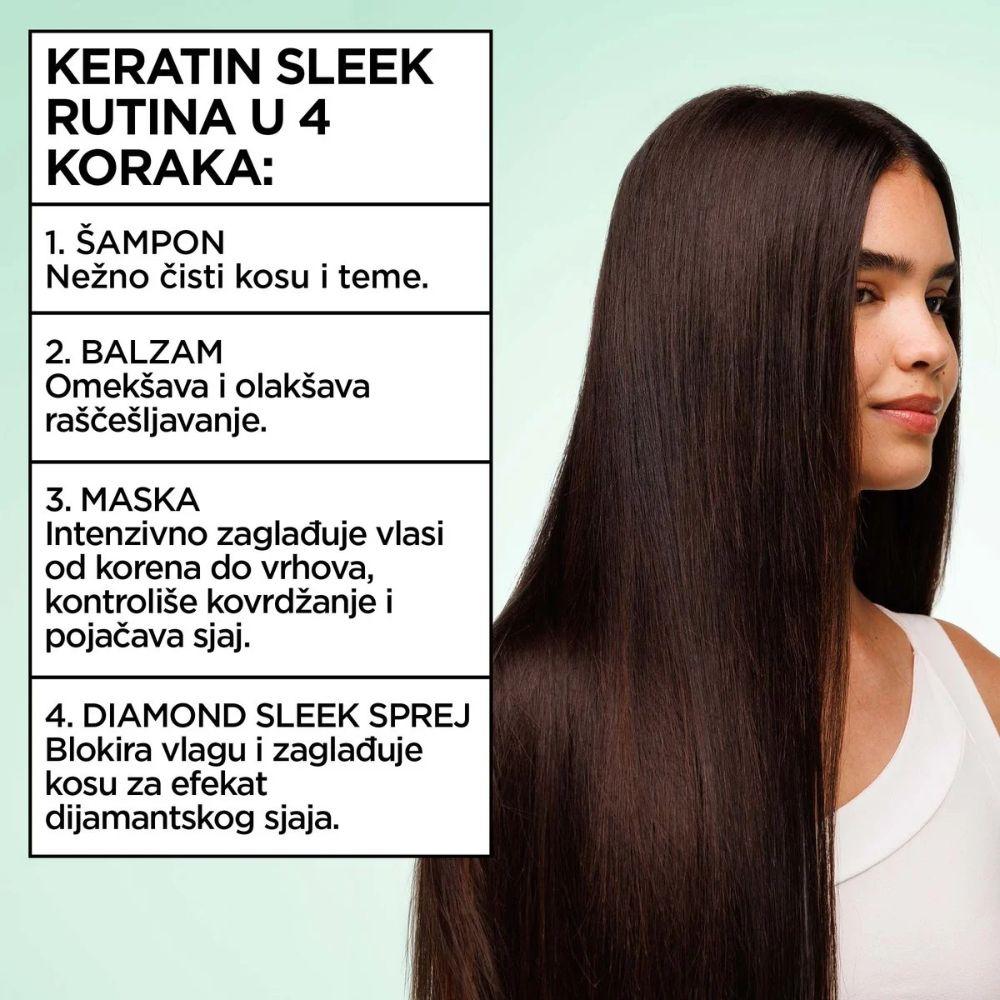 garnier fructis keratin sleek balzam 200ml