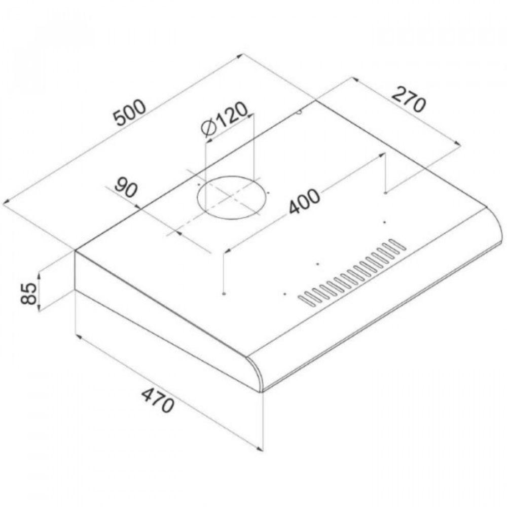 Hansa aspirator sa 3 brzine i halogenim svetlom