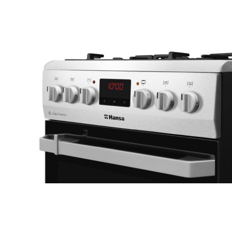 Hansa FCMX582509 kombinovani šporet inox 50 cm sa ventilatorskom rernom, grillom i ražnjem