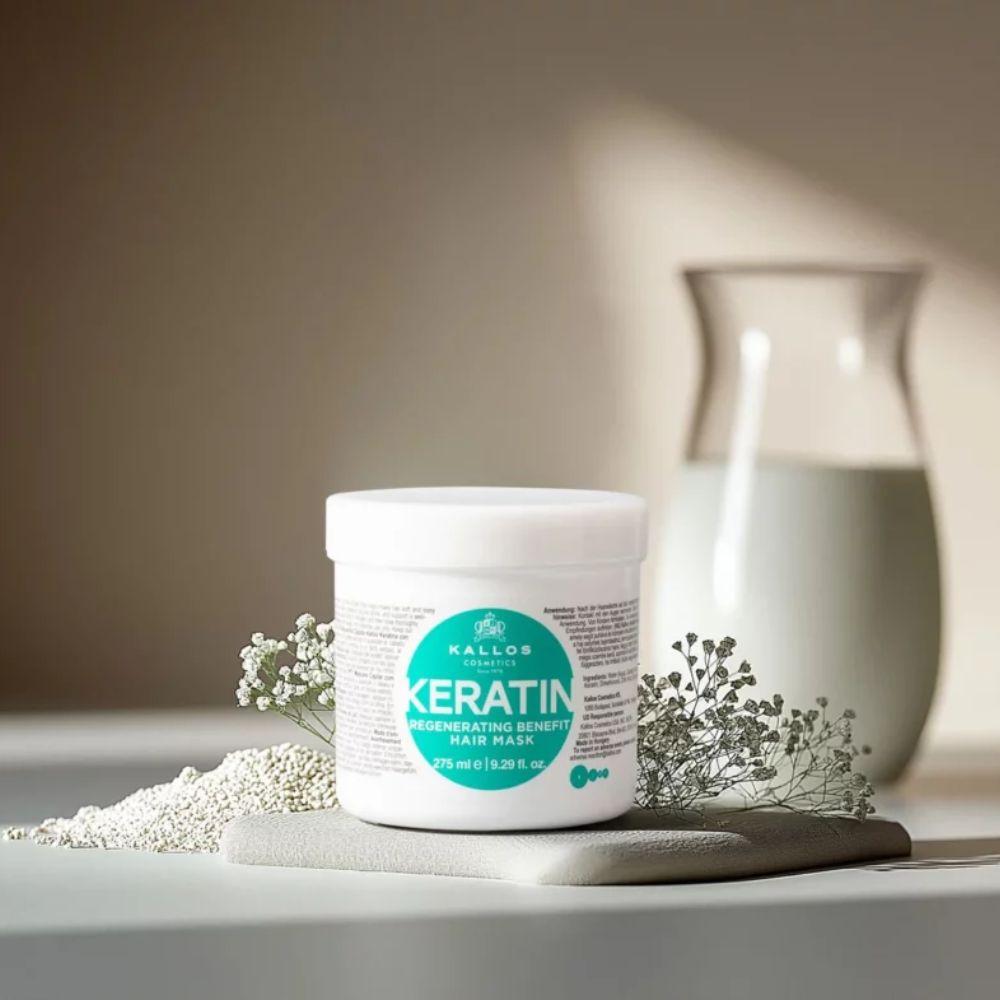 kallos-keratin-tekstura.jpg – Tekstura maske sa keratinom za intenzivnu negu kose