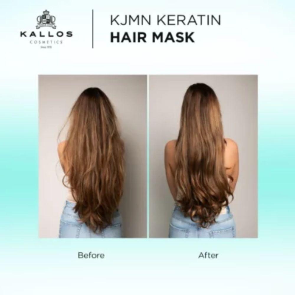 kallos-keratin-upotreba.jpg – Nanos maske na kosu prosušenu peškirom