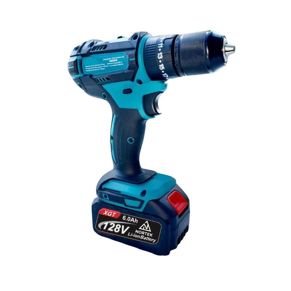 nortek aku 4u1 set profesionalni alat odvijač bušilica šrafilica brusilica sa baterijama i koferom