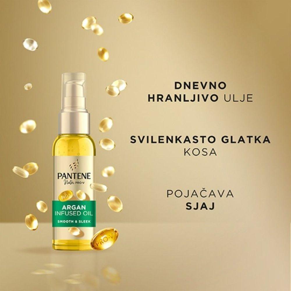 pantene smooth sleek serum za neposlušnu kosu 100ml srbija