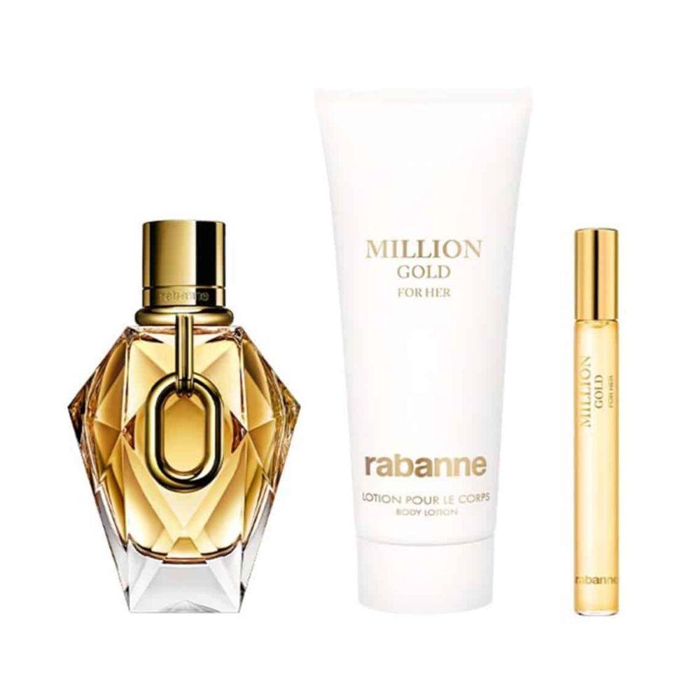 rabanne million gold parfem set