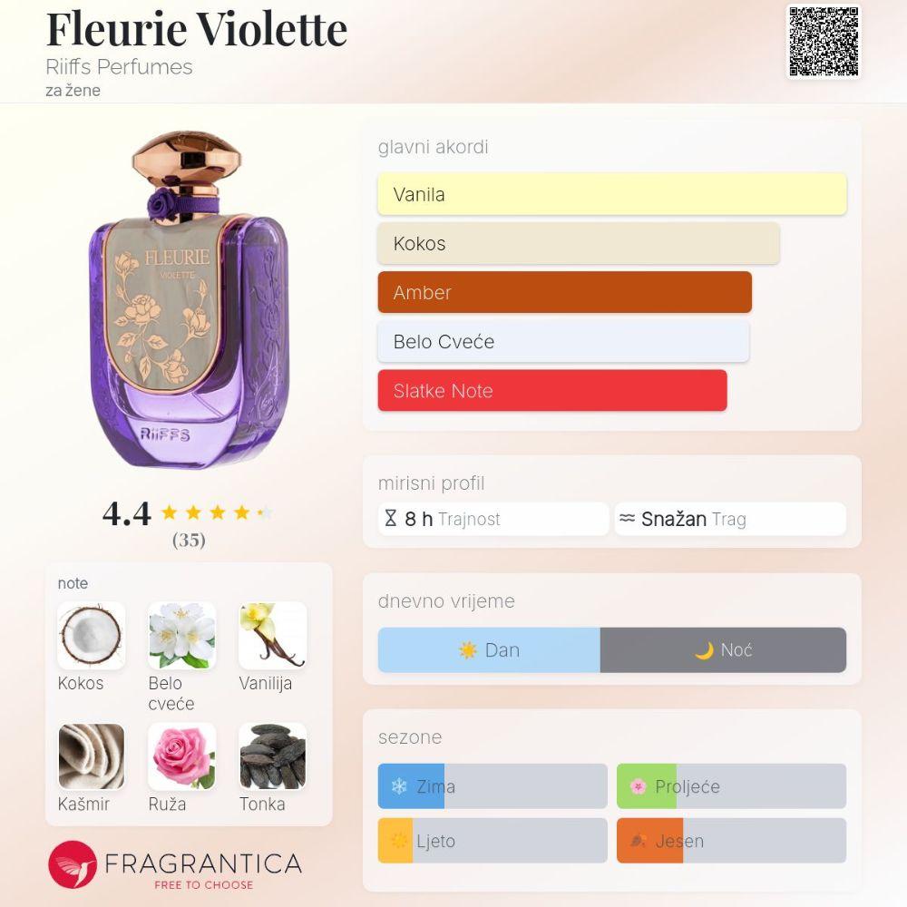 riiffs fleurie violette parfem 100 ml