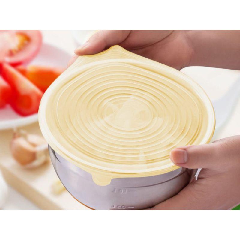 Set silikonskih poklopaca 12 kom C102COC101 rastegljivi BPA free za posude i čaše