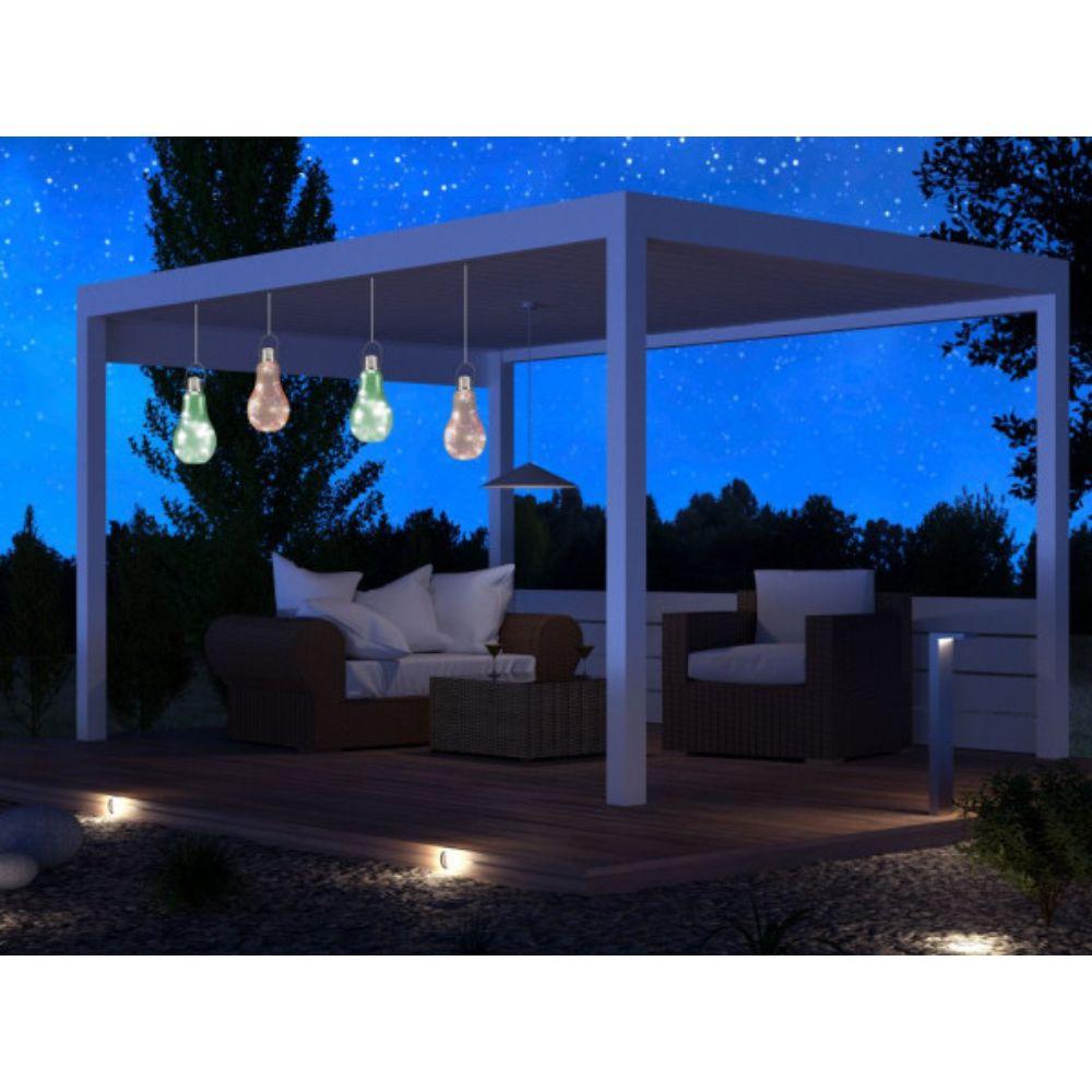 Solarna LED lampa P207OUT001 crvena Solarna LED lampa P207OUT001 zelena Solara lampa viseća ili stona P207OUT001 LED lampa na solarni pogon za baštu