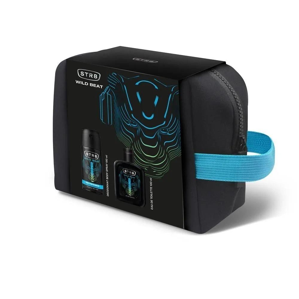 str8 wild beat neseser set edt 100ml deo sprej