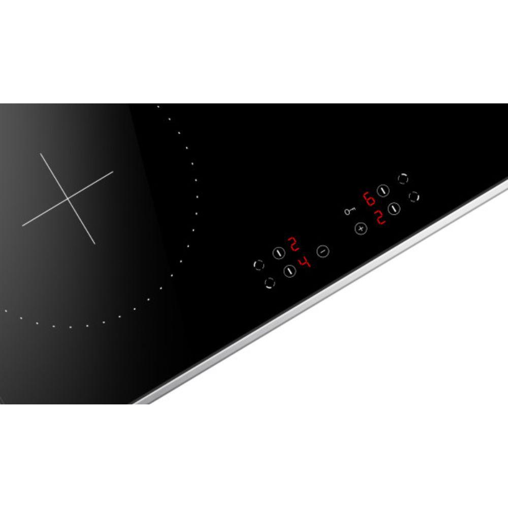 Ugradna ploča crna sa senzorima i elektronskom kontrolom